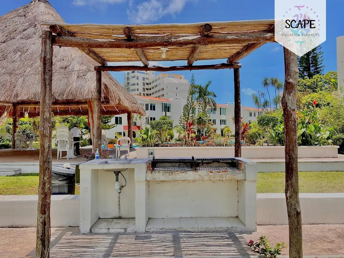 Amplio Departamento De 3 Recamaras + Piscina En Zona Hotelera Cancún Meksyk