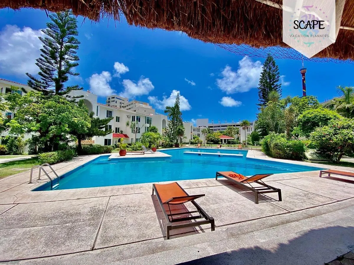 Apartament Amplio Departamento De 3 Recamaras + Piscina En Zona Hotelera Cancún