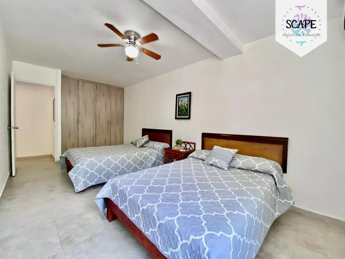 Amplio Departamento De 3 Recamaras + Piscina En Zona Hotelera Cancún